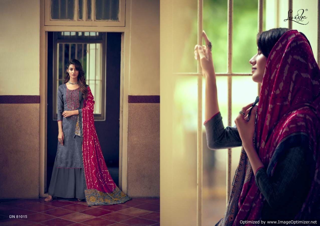 Levisha Meridel 2 Pure Pashmina Designer Party Wear Dress Material at Wholesale Price